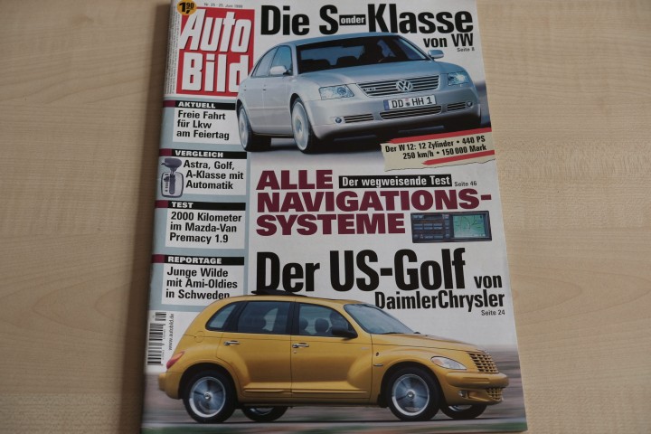 Deckblatt Auto Bild (25/1999)